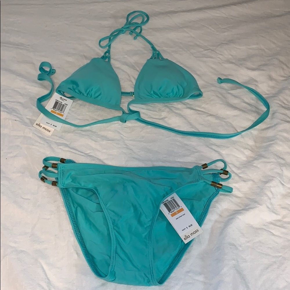 Turquoise Swimsuit Set Bikini